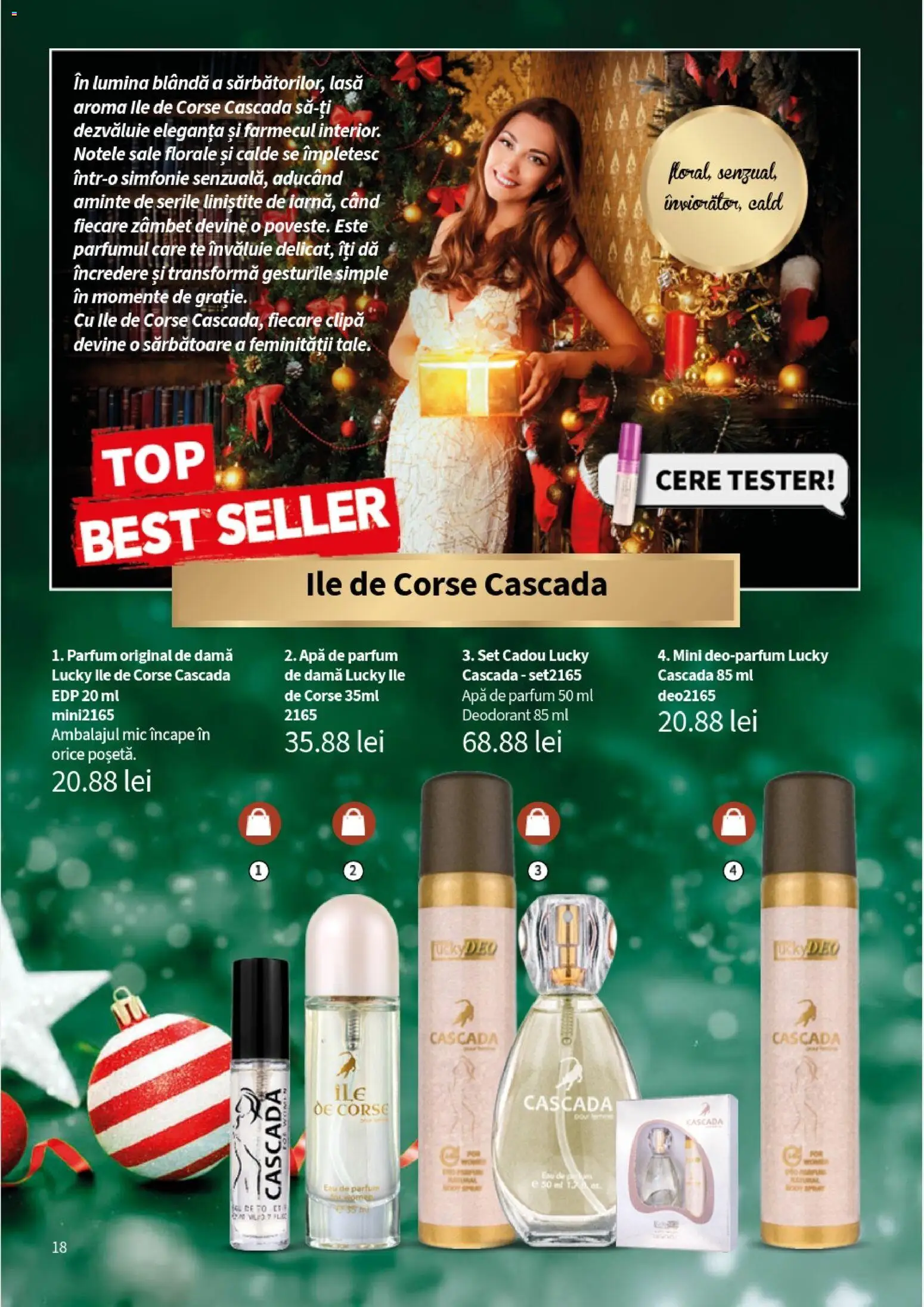 Noul catalog Lady’s – valabil de la 10.11.2025 | Pagină: 20 | Produse: Tavuk suyu, Apă de parfum, Deodorant, Apă