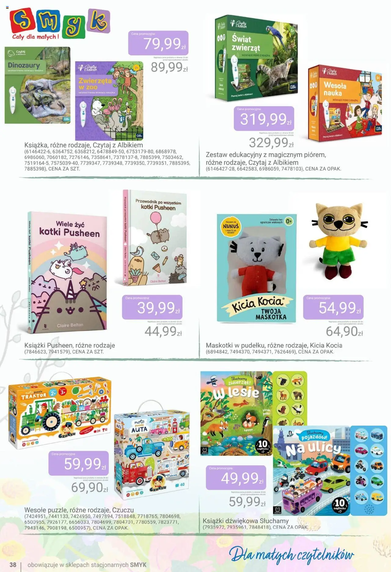 Smyk Gazetka od 14.05.2025 | Strona: 38 | Produkty: Książki