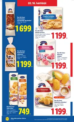 Duc De Coeur Fonott kalács étcsokoládé-darabokkal*, Fonott kalács étcsokoládé-darabokkal, 600 g - amely érvényes a következő dátumtól: 12.02.2026 | Oldal: 58