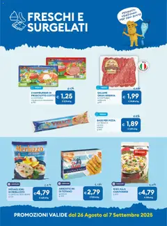 Volantino MD Discount del 26.08.2025 | Pagina: 15 | Prodotti: Pizza, Riso, Mozzarella, Hamburger