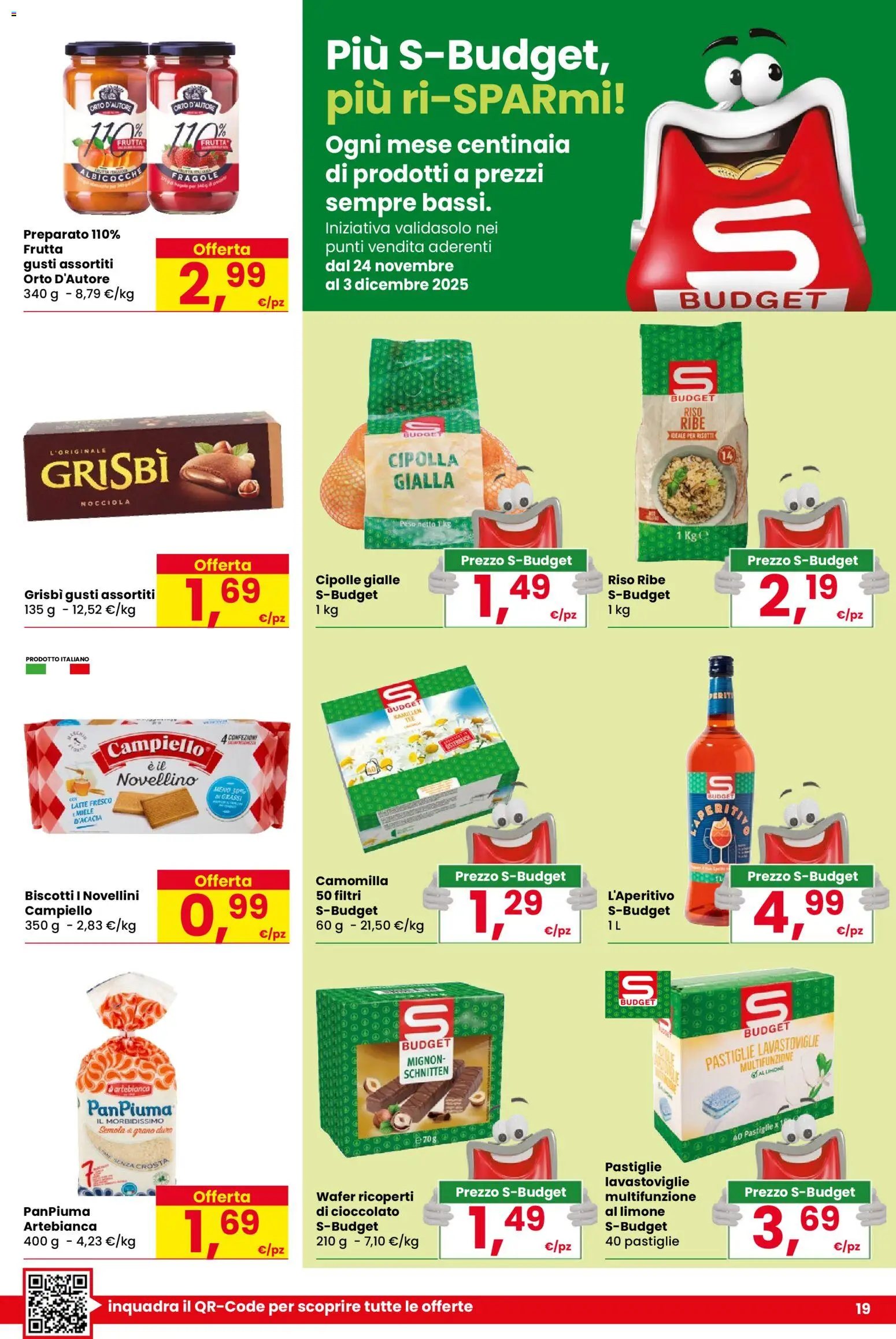 Volantino Despar del 25.11.2025 | Pagina: 19 | Prodotti: Fragole, Frutta, Limone, Miele