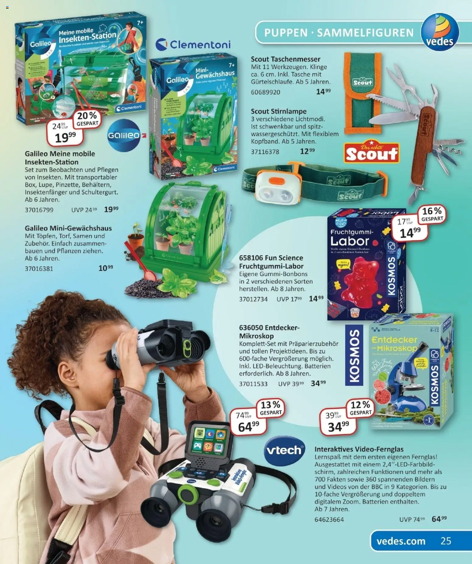 Vedes Prospekt 	 – gültig ab 20.02.2026 | Seite: 27 | Produkte: Tasche, Batterien, Rum, Stirnlampe