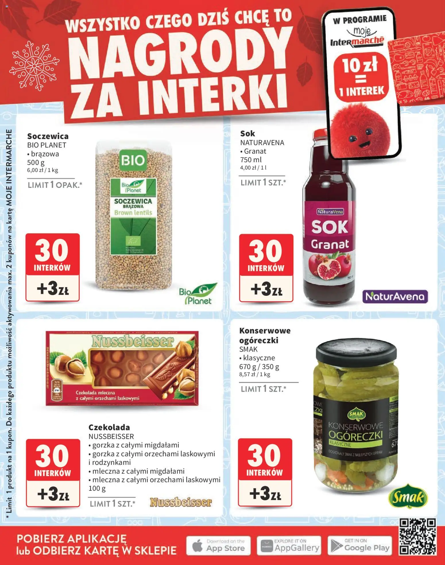 Intermarche - Katalog nagród od 03.11.2025 | Strona: 14 | Produkty: Czekolada mleczna, Czekolada, Soczewica