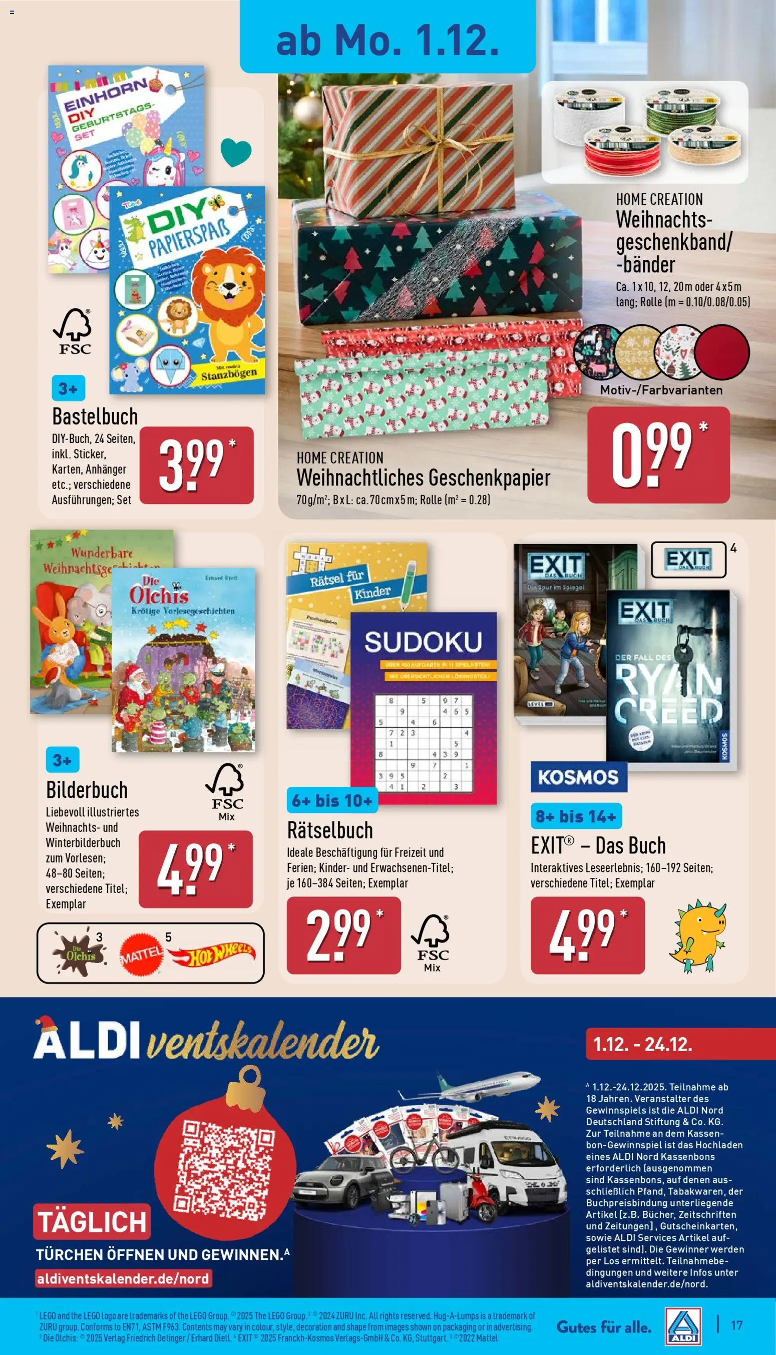 Aldi Prospekt 	 – gültig ab 01.12.2025 | Seite: 17 | Produkte: Spiegel, Home creation