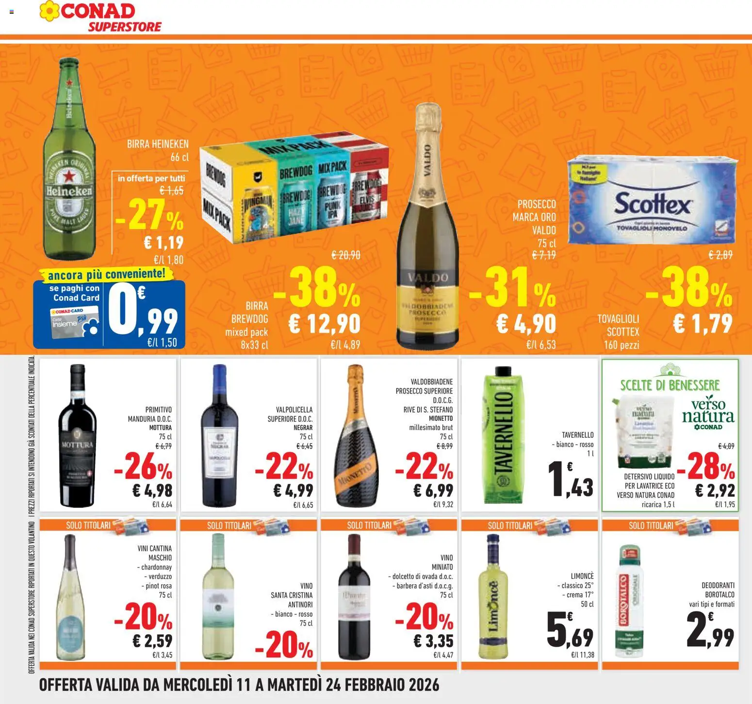Volantino Conad del 11.02.2026 | Pagina: 30
