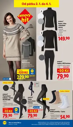 Náhled letáku esmara® Punčochové kalhoty - 2 kusy 80/100 DEN, balení, materiál: polyamid, metalizovaná vlákna, elastan, S-L od 02.01.2026 | Strana: 34