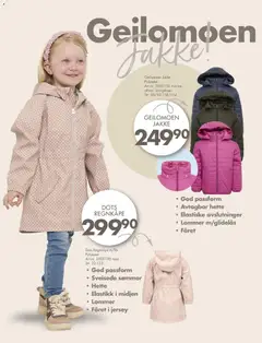 Forhåndsvisning av Spar Kjøp - Barnas hverdagsfavoritter gyldig fra 30.10.2025 | Side: 26 | Produkter: Jakke, Bringebær