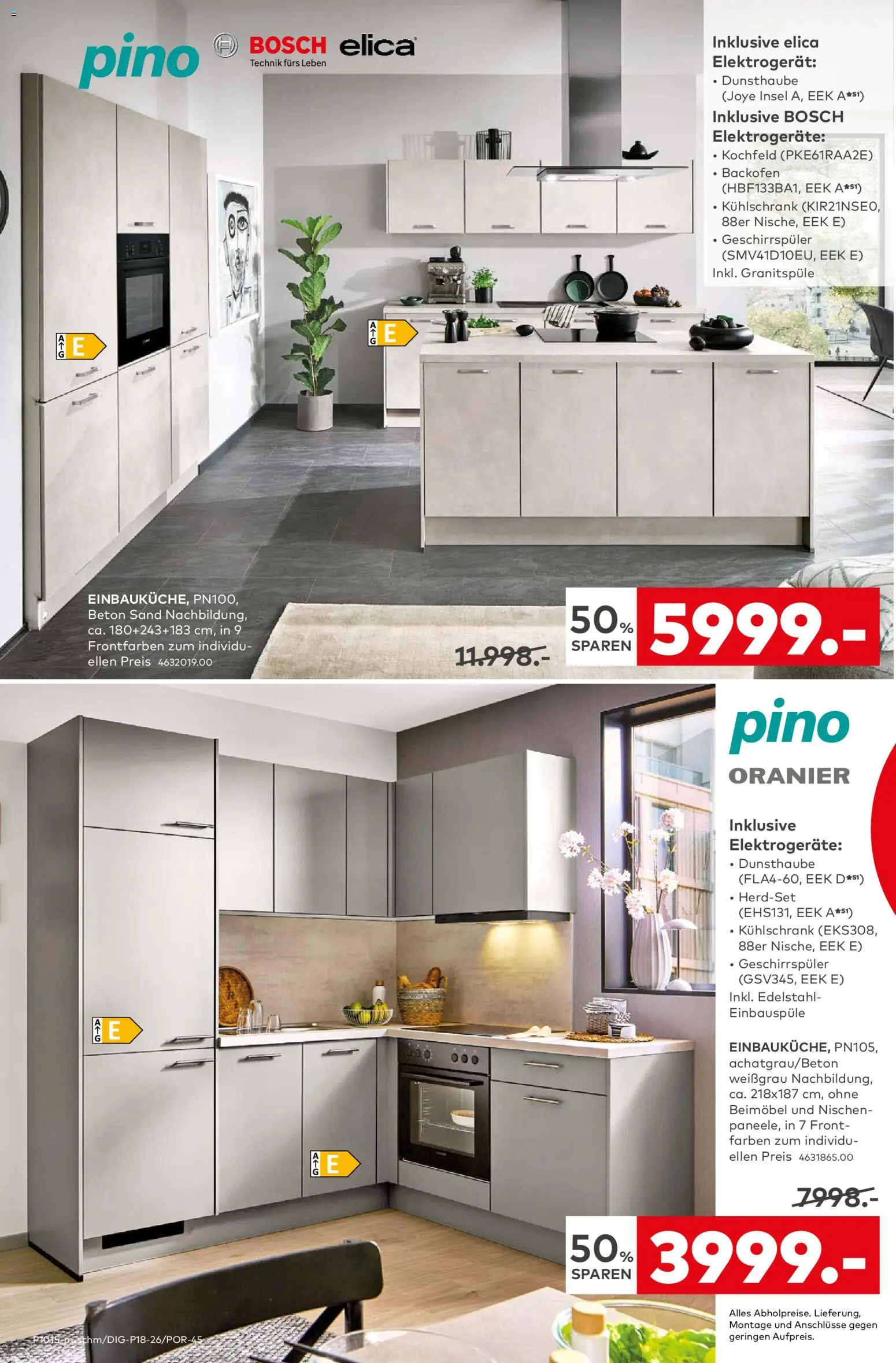 Porta! Küchentester gesucht! Aachen – gültig ab 19.04.2026 | Seite: 10 | Produkte: Geschirrspüler, Kühlschrank, Kochfeld, Backofen