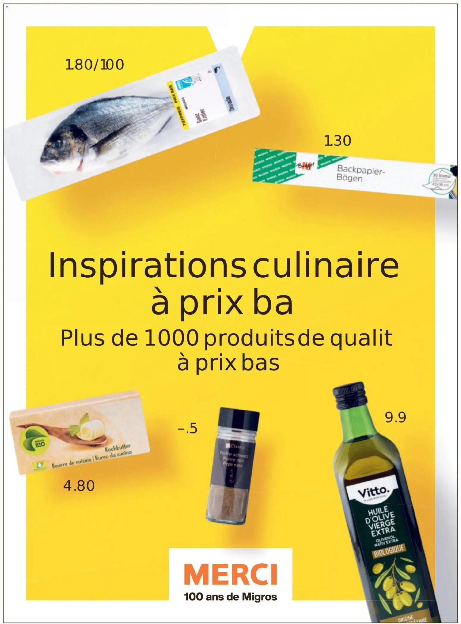 Migros Magazin FR – gültig ab 27.10.2025 | Seite: 3 | Produkte: Butter, Pfeffer