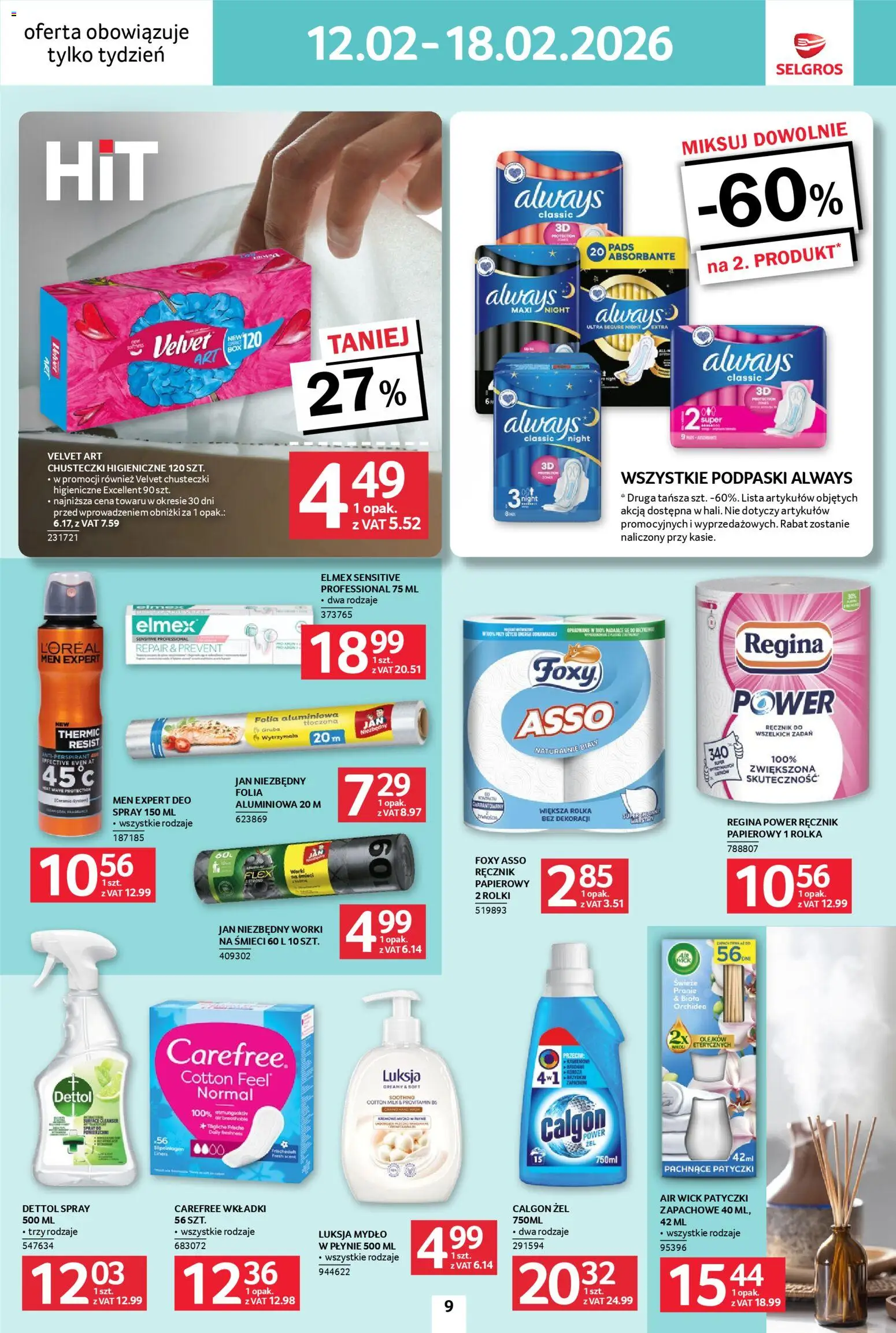 Selgros cash&carry Gazetka - Jeszcze więcej super promocji od 12.02.2026 | Strona: 9