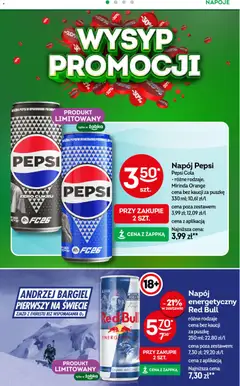Pogląd oferty "Żabka Gazetka" - ważna od 05.11.2025 | Strona: 10 | Produkty: Red bull, Napoje, Pepsi