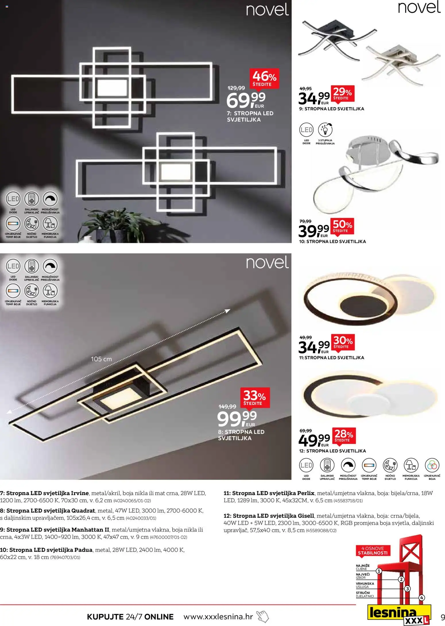 Lesnina katalog | vrijedi od 02.02.2026 | Stranica: 9 | Proizvodi: Svjetiljka