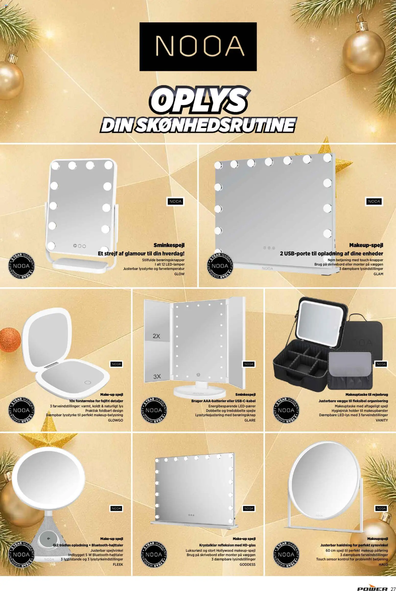 Power tilbudsavis – gyldig fra 02.12.2025 | Side: 27 | Produkter: Makeup, Skrivebord, Spejl