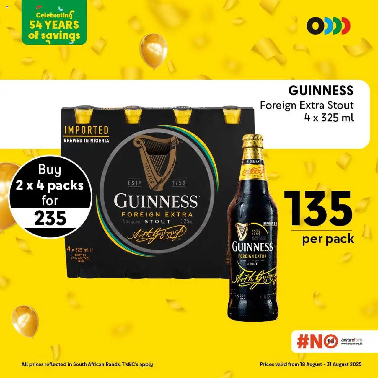 Makro Birthday Deals Beer and Cider │ valid from 18.08.2025 | Page: 8 | Products: Beer
