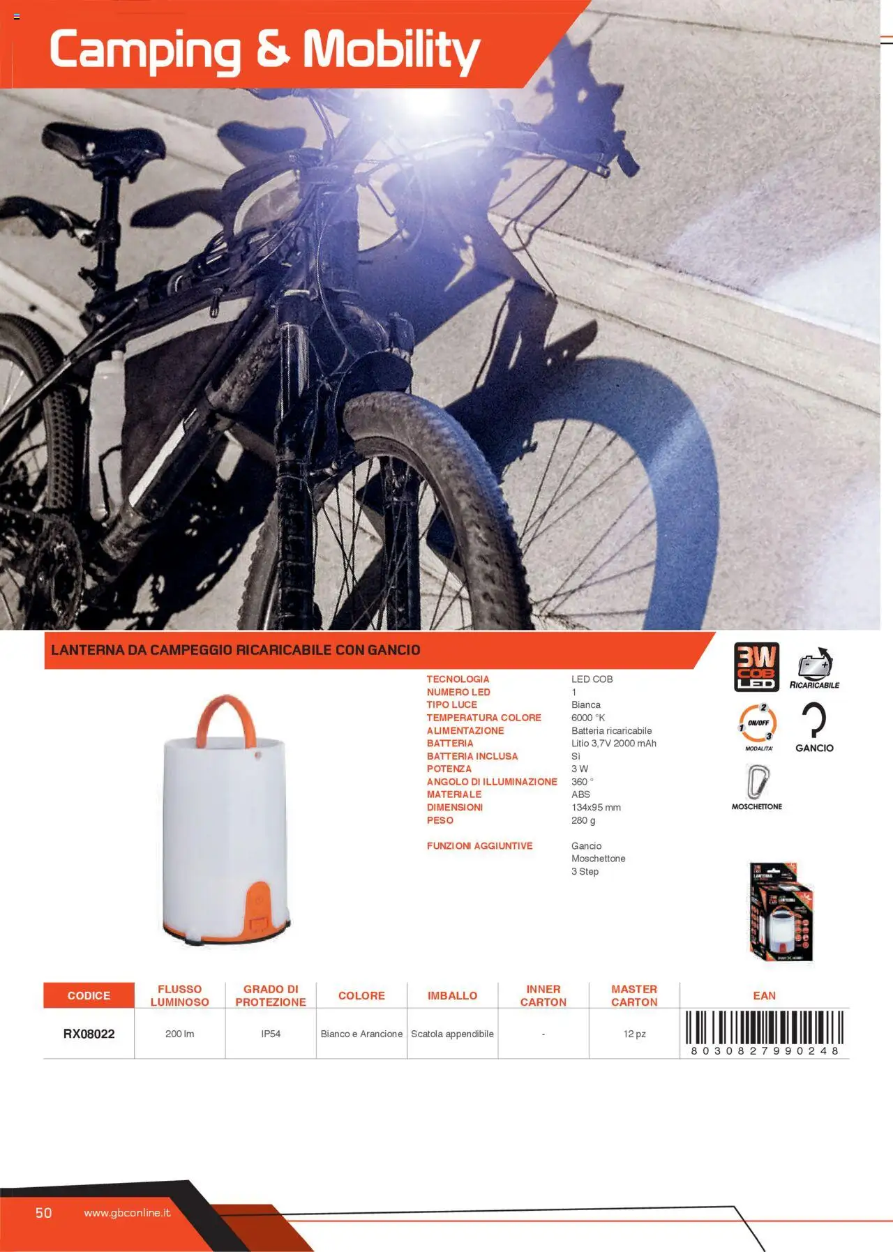 Volantino GBC del 31.05.2025 | Pagina: 50 | Prodotti: Lanterna, Scatola, Batteria