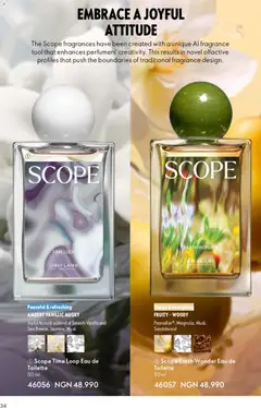 Offer preview "Oriflame Catalogue 2/2026" | Page: 34 | Products: Zápich, Eau de toilette, Fragrance