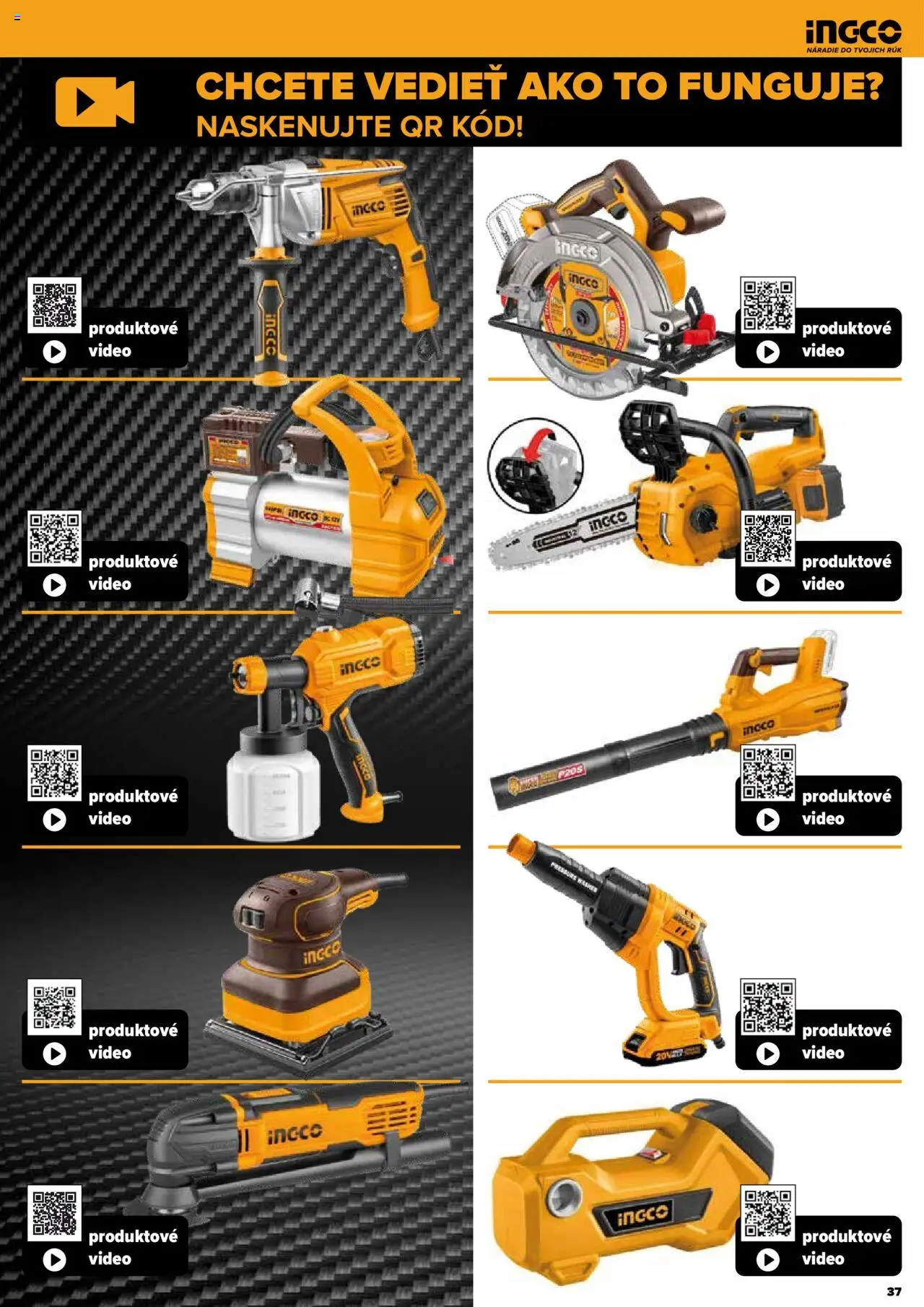 Nové Kinekus akcie – leták je platný od 28.04.2025 | Strana: 37 | Produkty: Náradie, Video