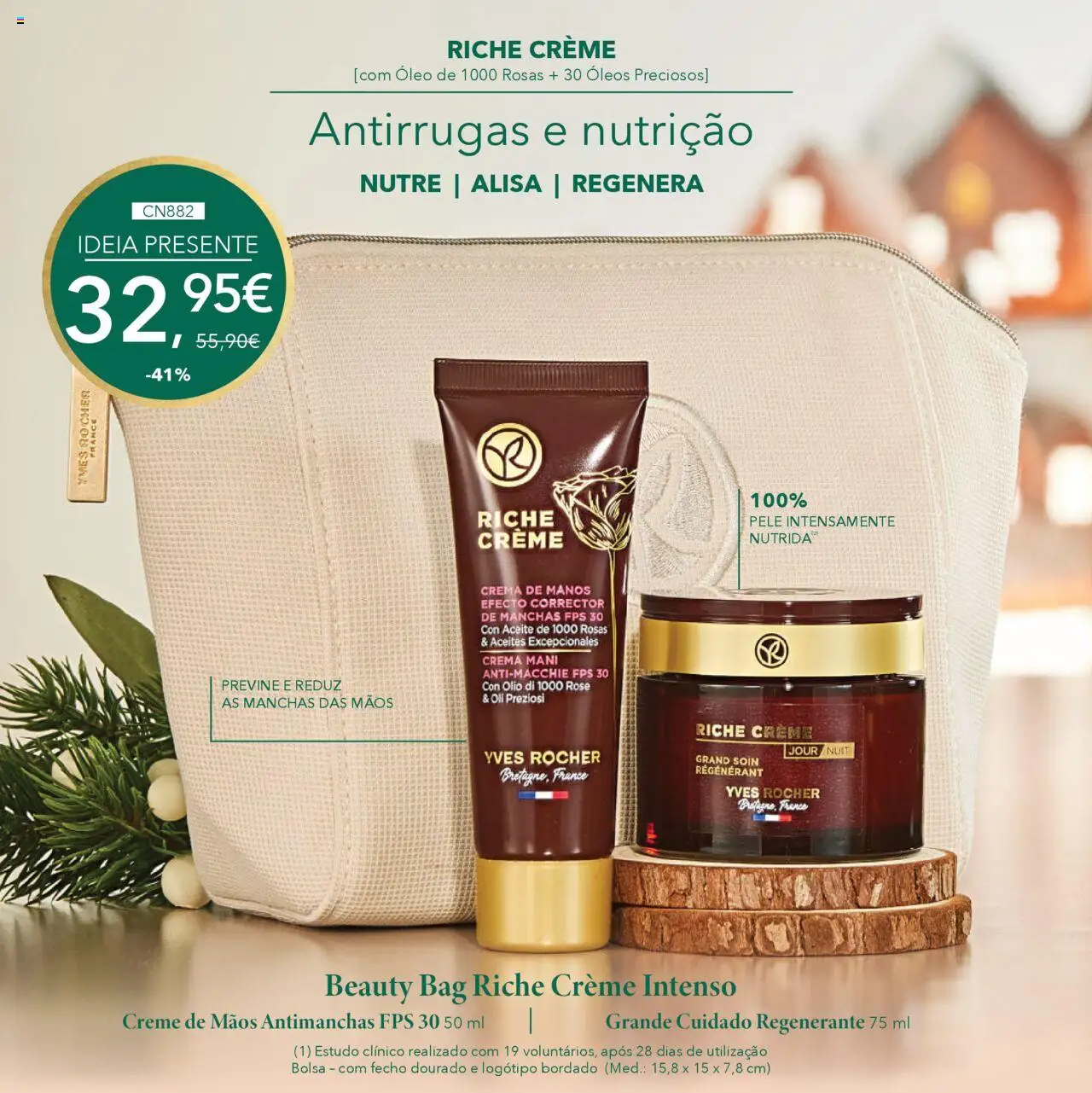 Yves Rocher Natal │ válido de 17.10.2025 | Página: 40 | Produtos: Bolsa, Óleo, Creme