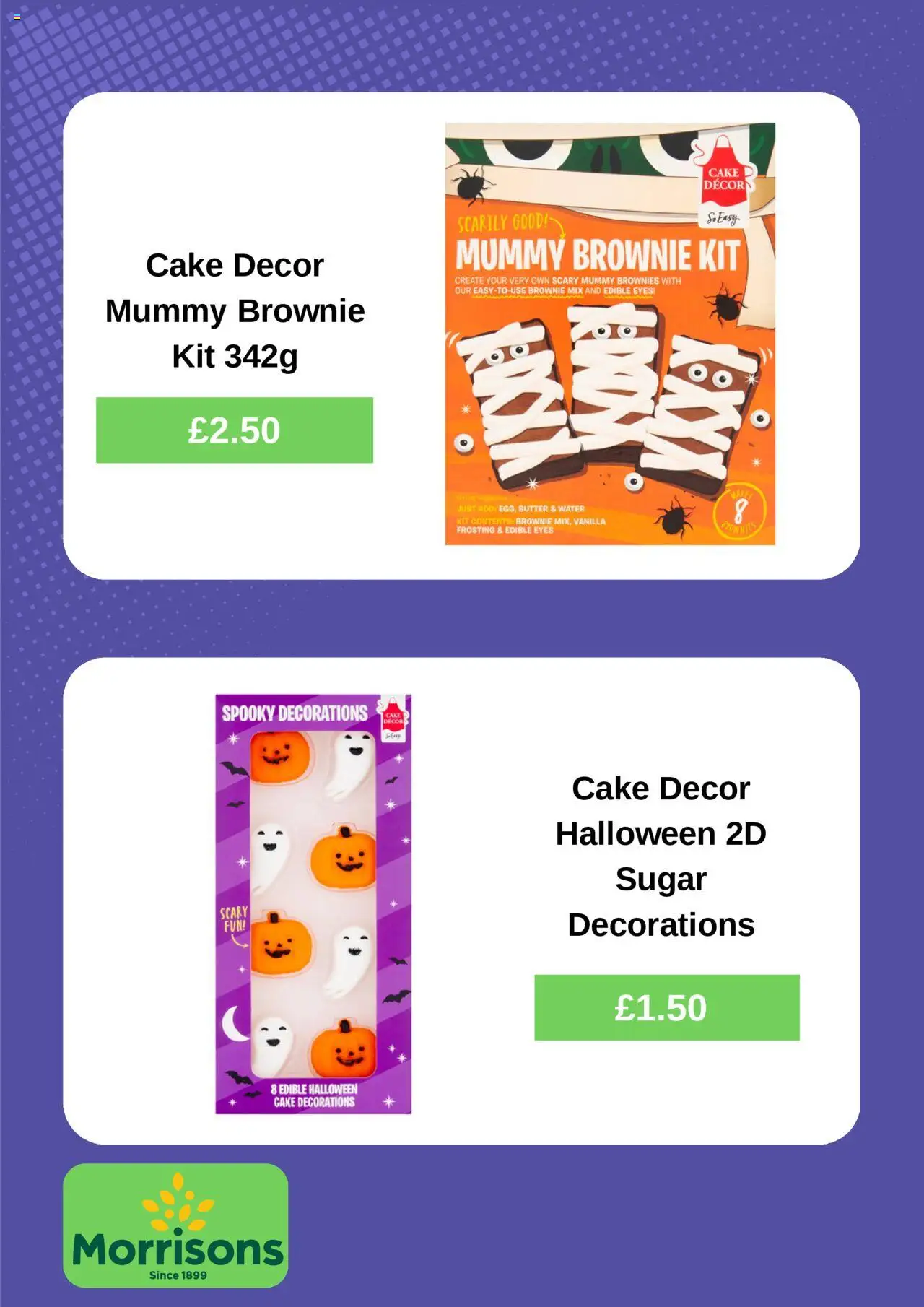{H1} | Page: 5 | Products: Butter, Papier carton, Cake, Vanilla