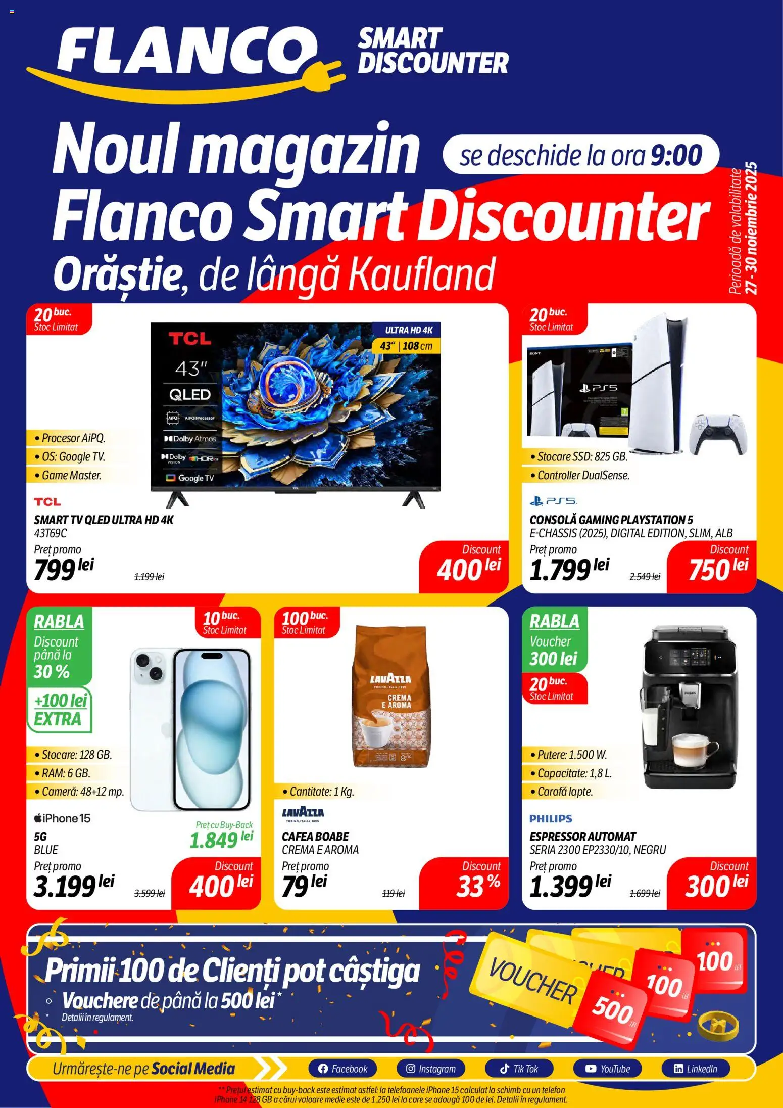 Noul catalog Flanco – valabil de la 27.11.2025 | Pagină: 1 | Produse: Enginar, Telefon, Cameră, Playstation