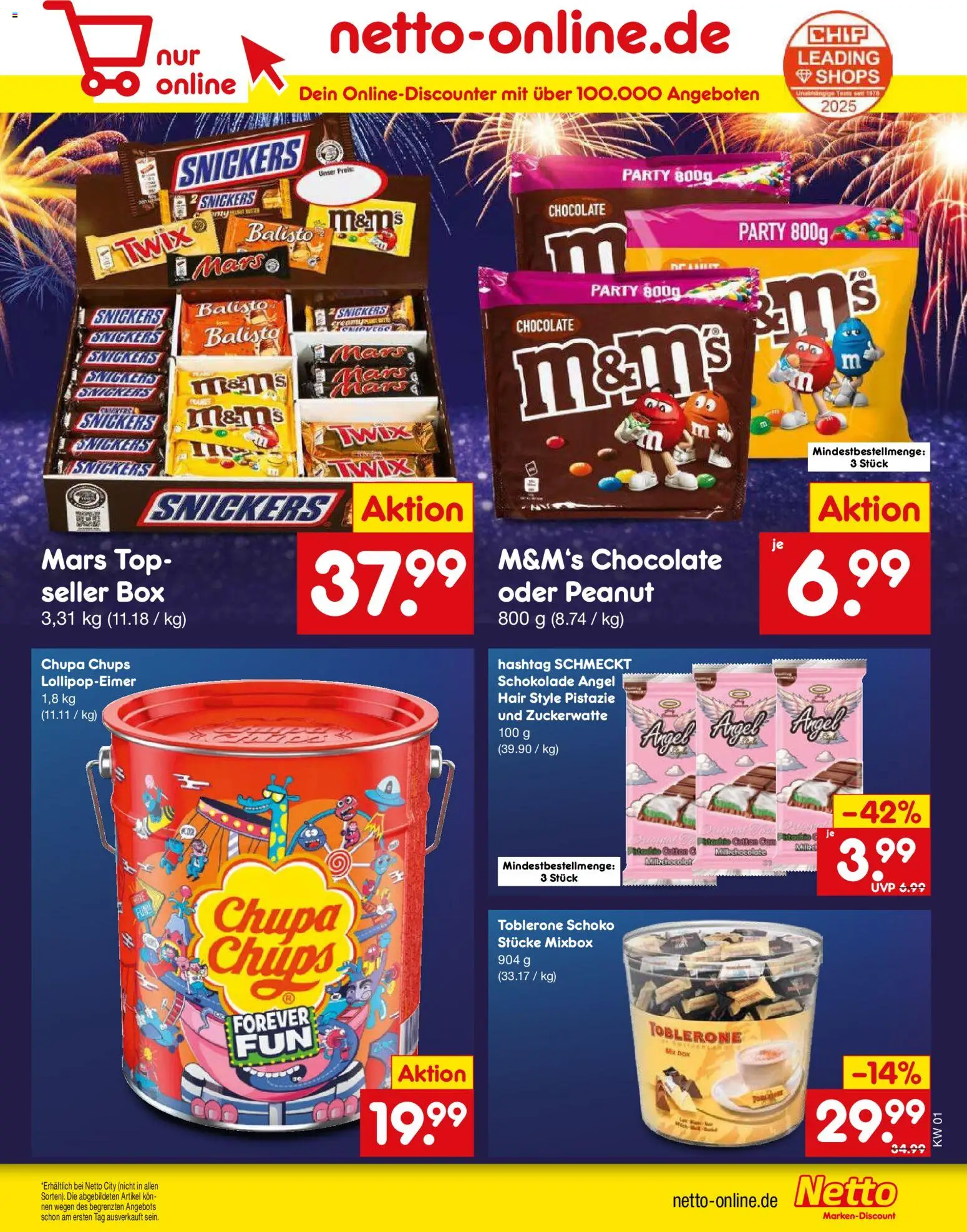 Netto Marken-Discount Prospekt 	 – gültig ab 29.12.2025 | Seite: 65 | Produkte: Top, Box, M&M's, Mars