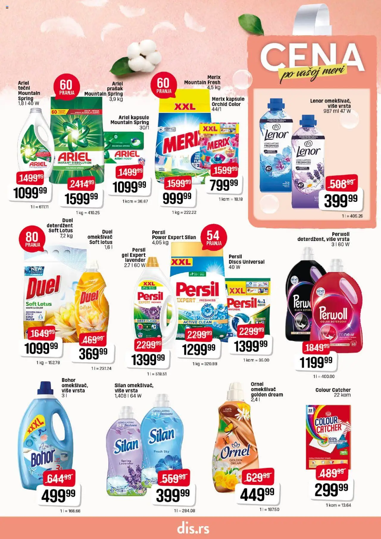 Super DIS katalog - važi od 31.07.2025 | Strana: 23 | Proizvode: Lenor, Kapsule, Med, Persil