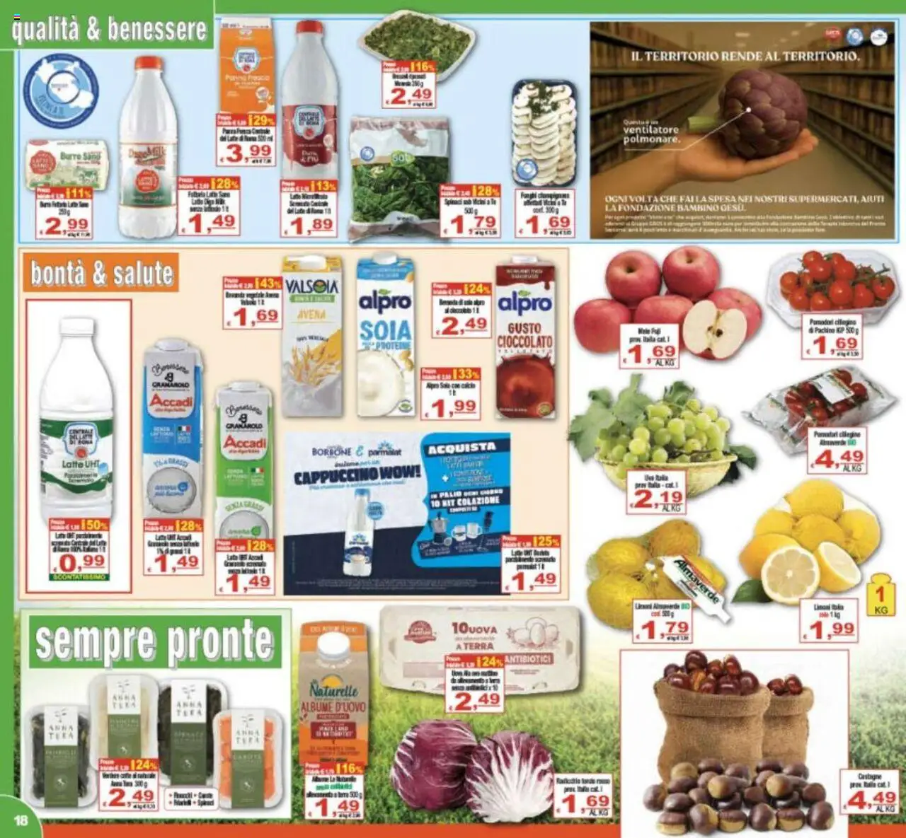 Volantino CTS del 17.10.2025 | Pagina: 18 | Prodotti: Cioccolato, Tè, Latte, Terra