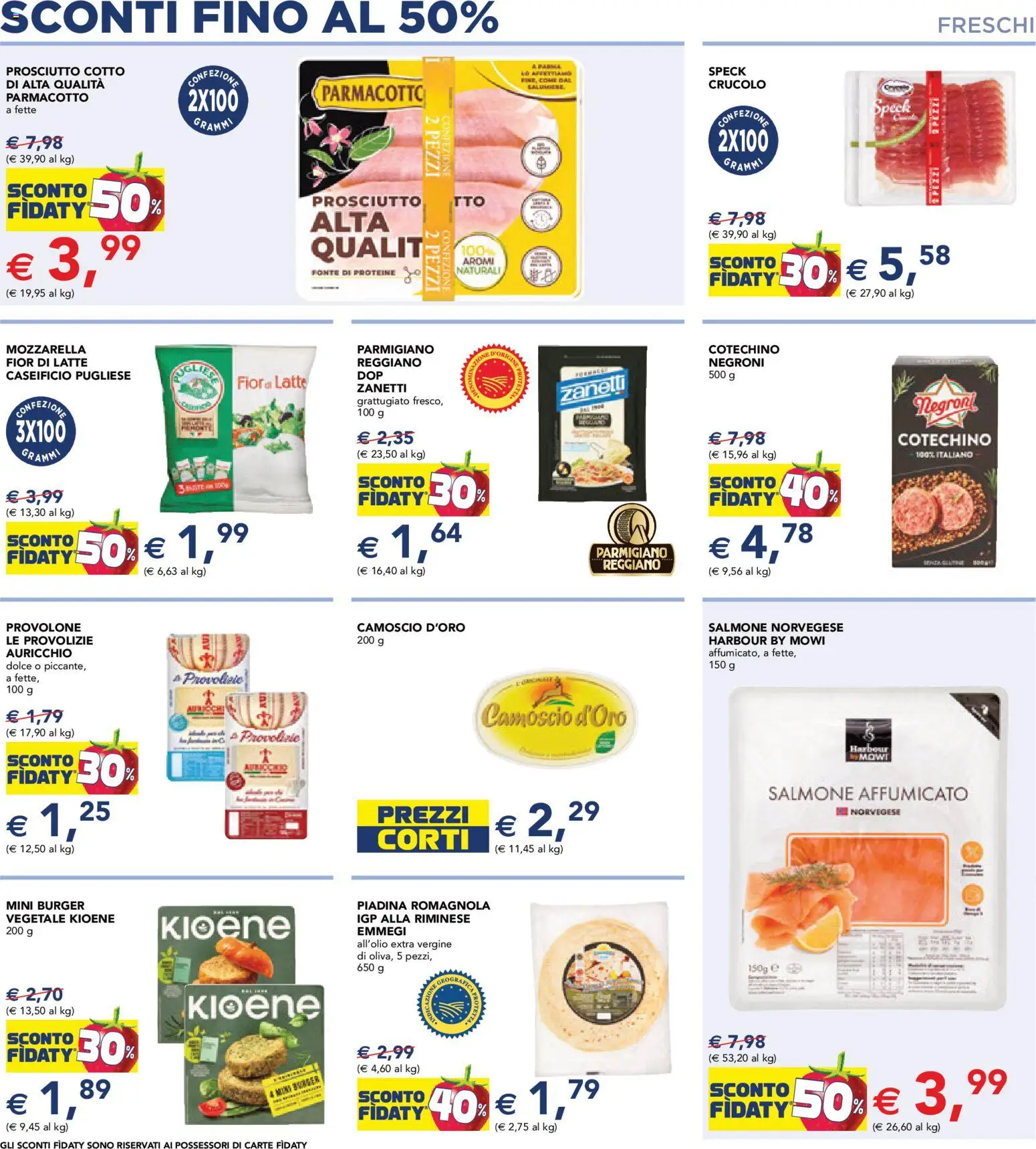 Volantino Esselunga S del 26.02.2026 | Pagina: 4 | Prodotti: Provolone, Latte, Parmigiano, Cotechino