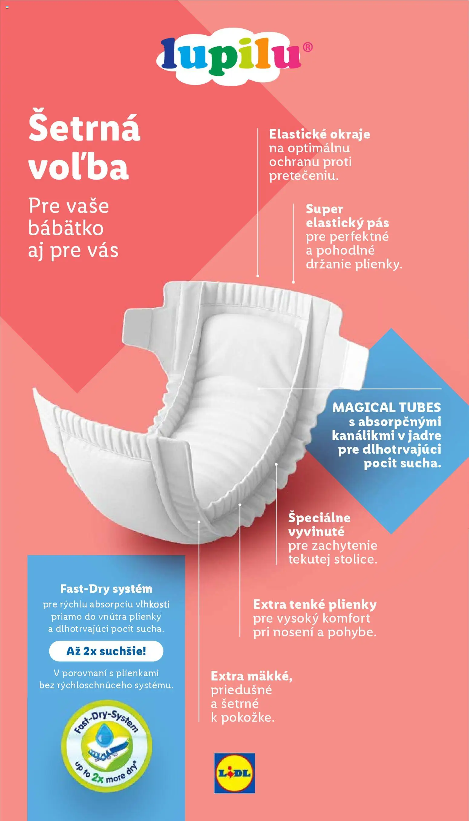 Nové Lidl akcie – leták je platný od 02.03.2026 | Strana: 10 | Produkty: Pás, Plienky