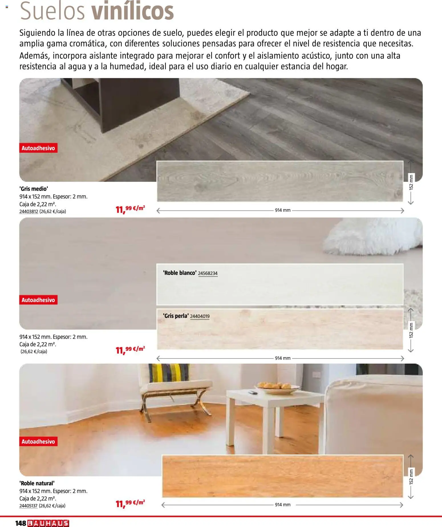 Bauhaus - Suelos y revestimientos │ válido desde el 24.02.2026 | Página: 148 | Productos: Suelos vinílicos, Caja