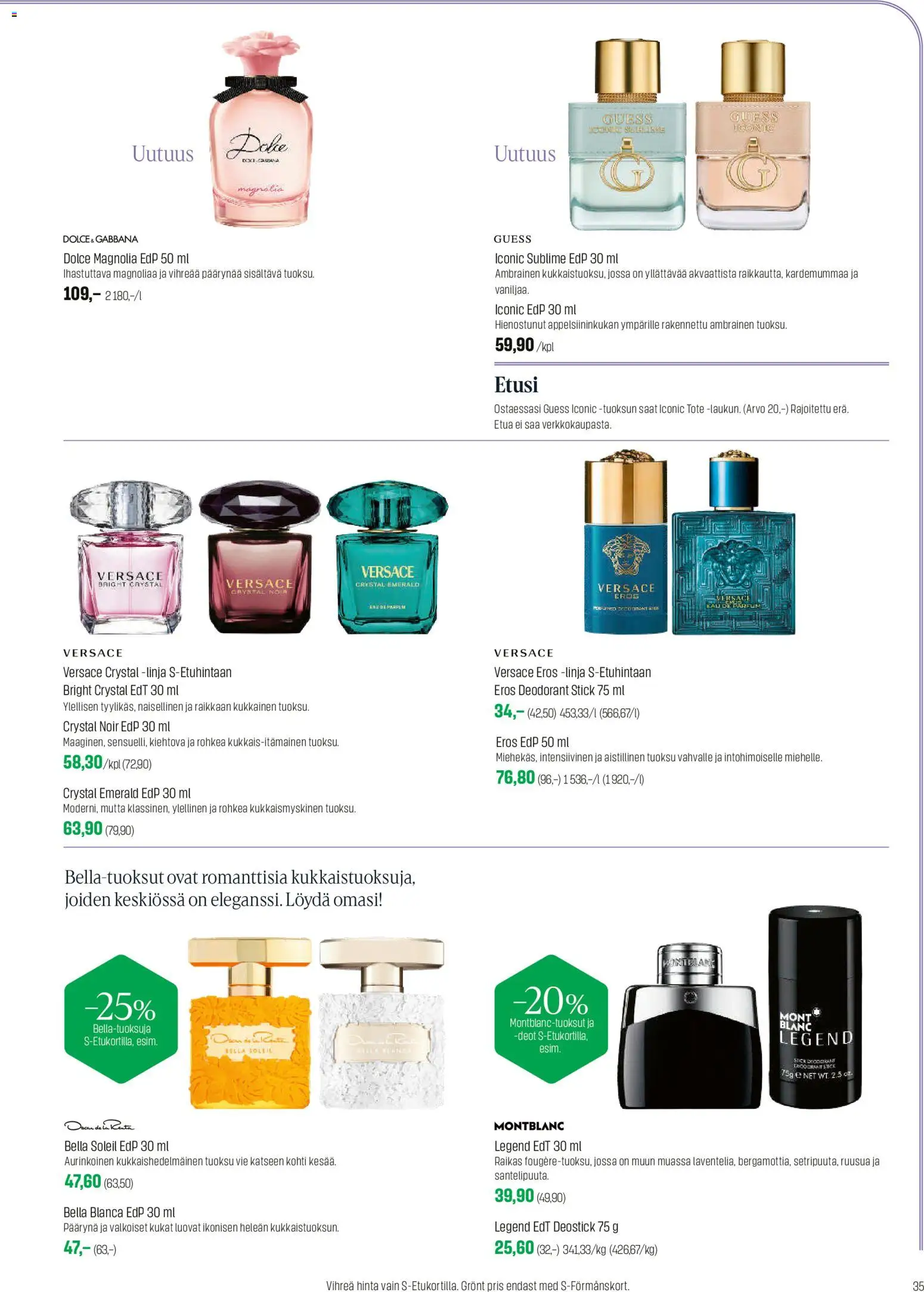 Sokos tarjoukset – voimassa 02.03.2026 alkaen | Sivu: 35 | Tuotteet: Tuoksu