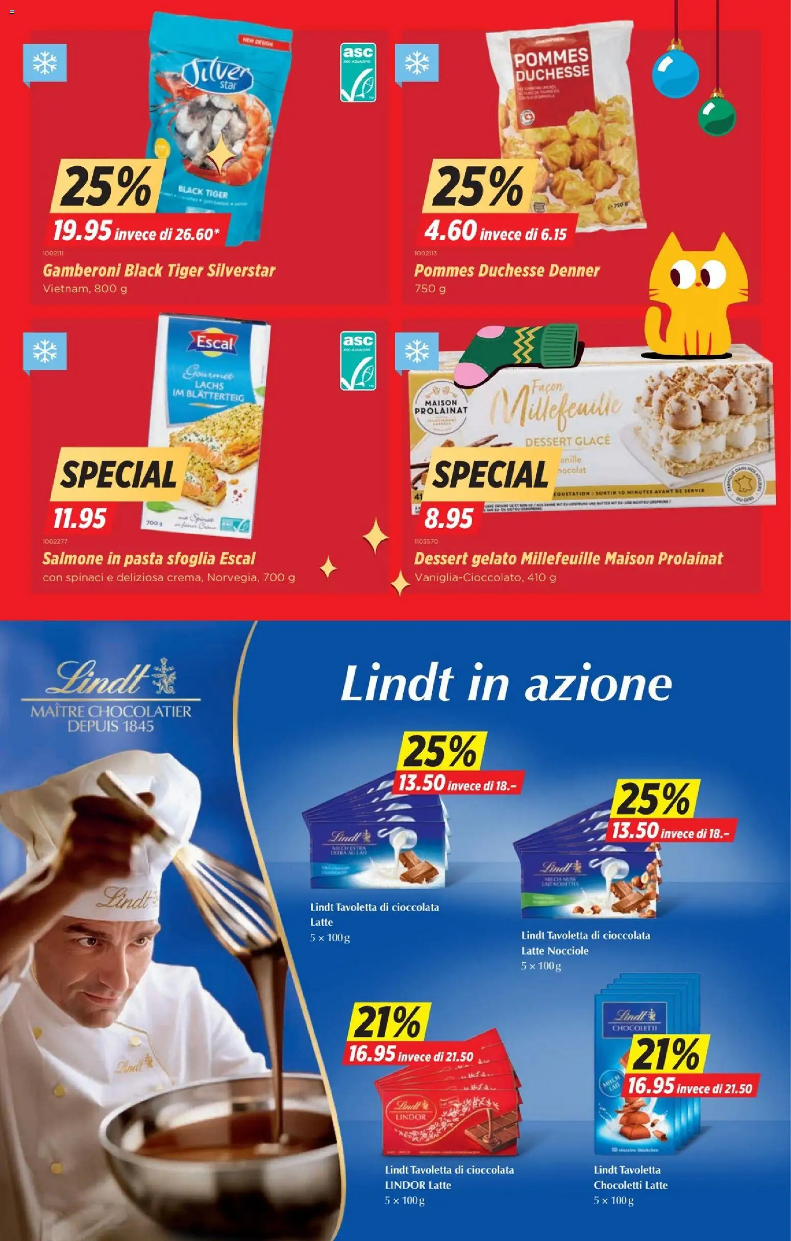 Denner Aktionen IT – gültig ab 09.12.2025 | Seite: 8 | Produkte: Glace, Milch, Lachs, Pasta