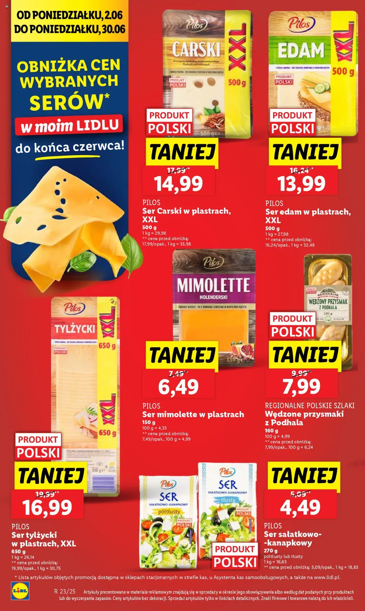 Lidl Gazetka od 05.06.2025 | Strona: 30 | Produkty: Ser mimolette, Ser