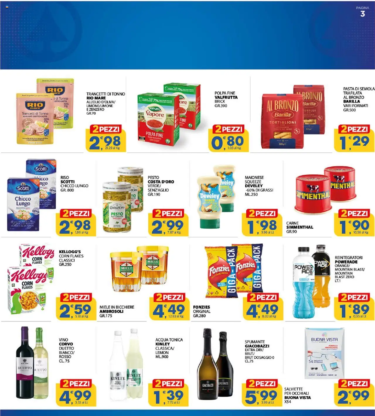Volantino Interspar del 20.10.2025 | Pagina: 5 | Prodotti: Vino, Pasta, Tonno, Miele