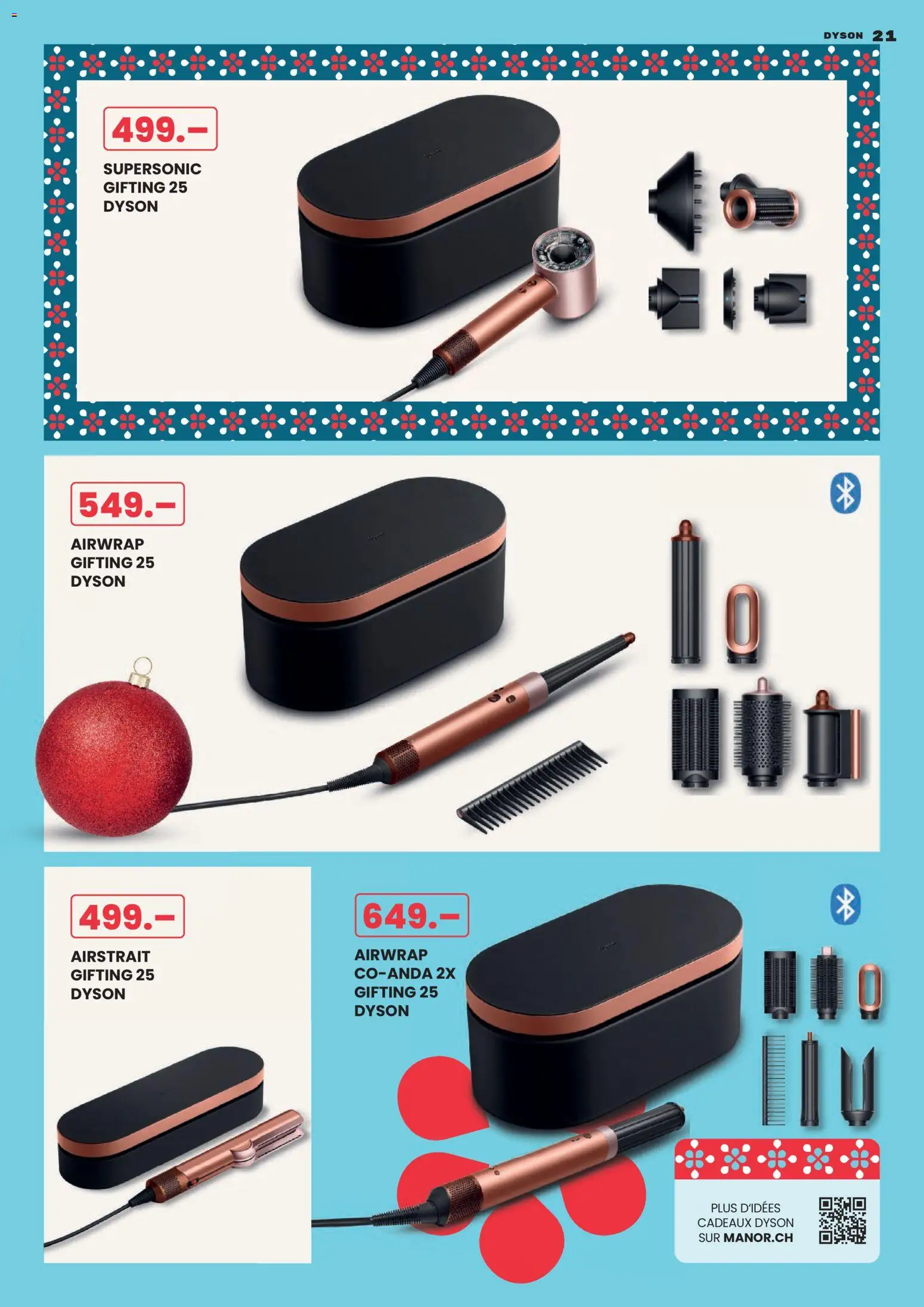 Manor Aktionen Le Noël des Grands Enfants – gültig ab 06.11.2025 | Seite: 21 | Produkte: Dyson