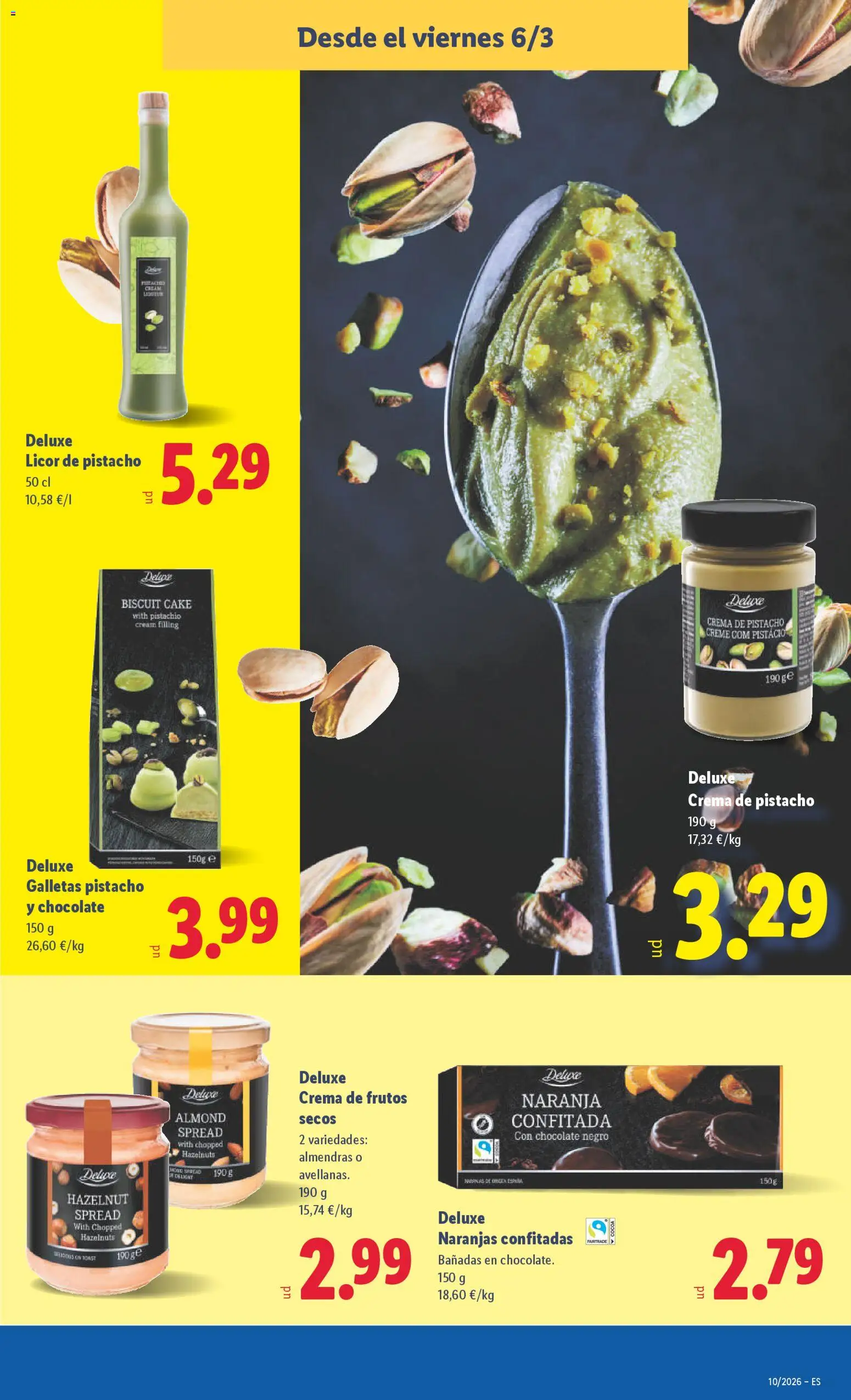Lidl folleto │ válido desde el 02.03.2026 | Página: 45 | Productos: Chocolate, Frutos secos, Crema, Galletas