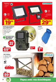 Mr Bricolage folder / publicité - Voorbeeld van een folder van Mr Bricolage, geldig van 23.12.2025 | Pagina: 20 | Producten: Video, Camera, Pin