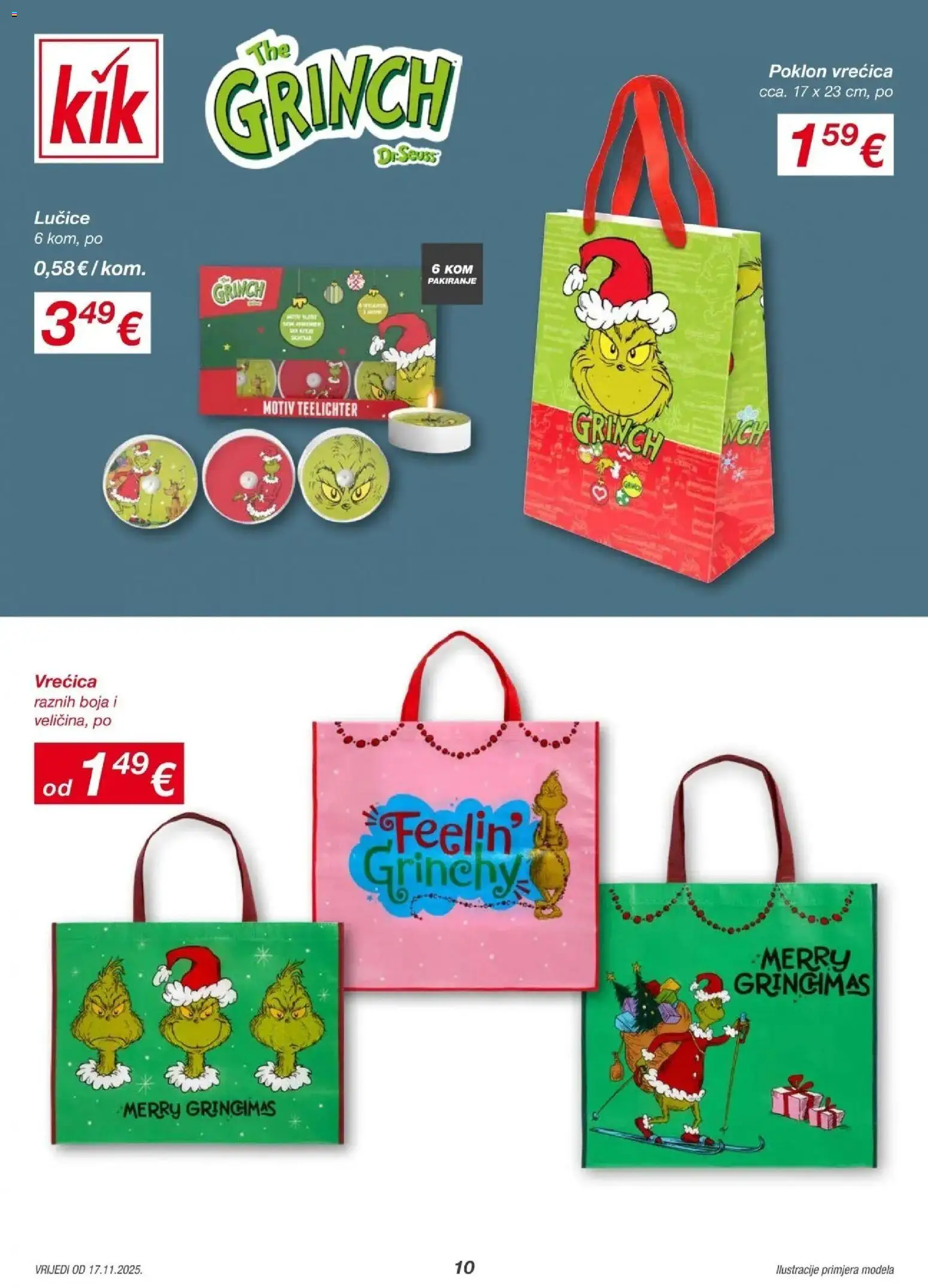 Kik katalog | vrijedi od 16.11.2025 | Stranica: 10 | Proizvodi: Poklon vrećica