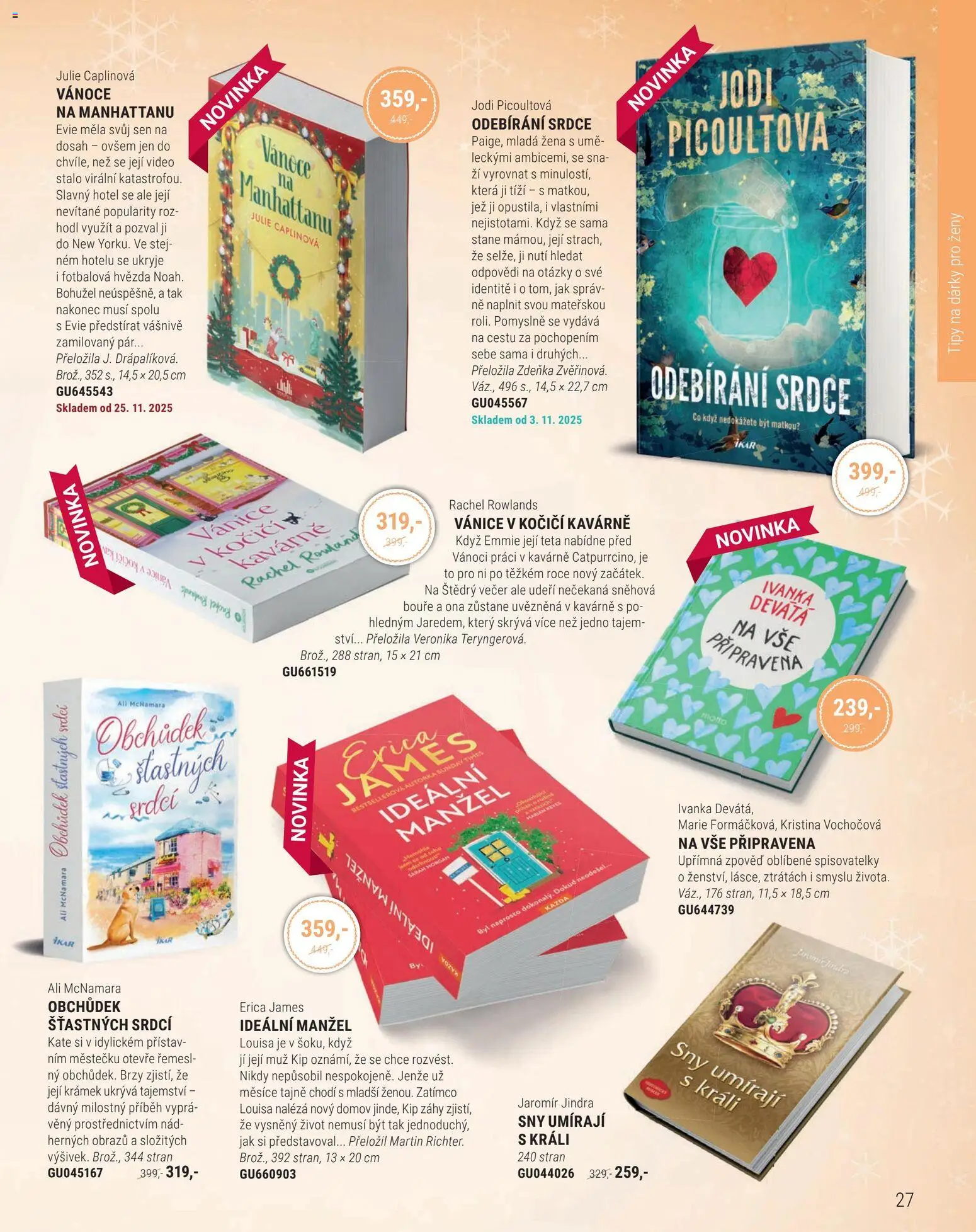 Knižní klub leták od 01.11.2025 | Strana: 27 | Produkty: Morgan, Video