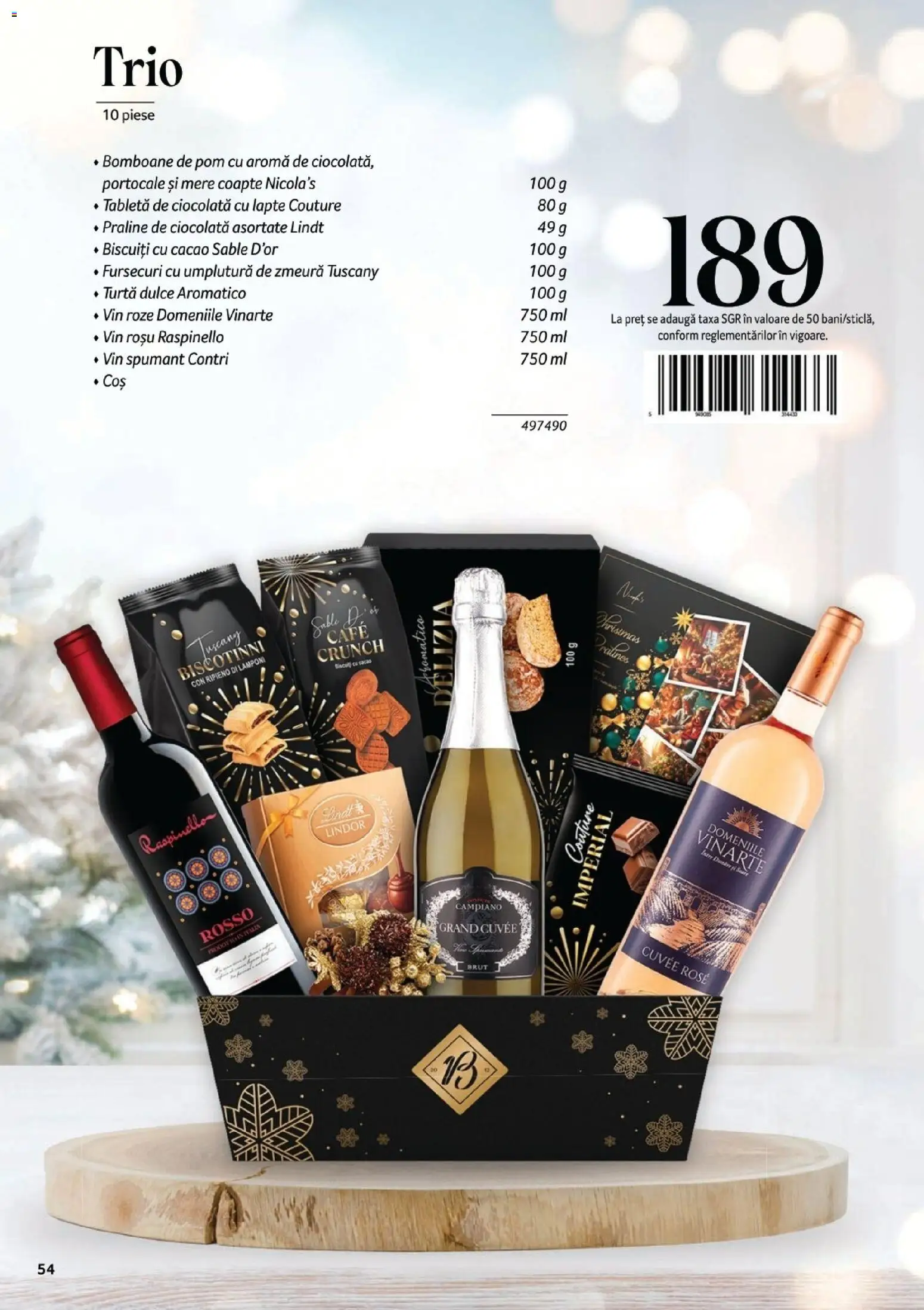 Noul catalog Selgros – valabil de la 07.11.2025 | Pagină: 54 | Produse: Tabletă, Praline, Mere, Bomboane