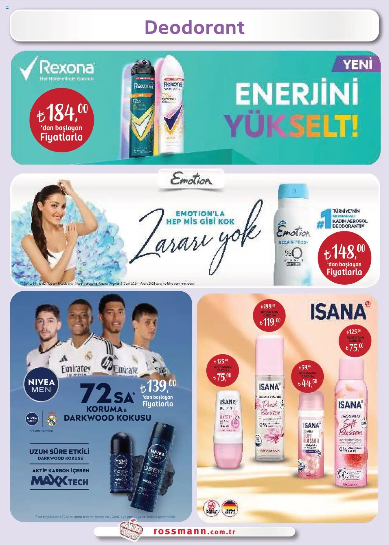 Rossmann Haziran Kişisel Bakım Kataloğu - 29.05.2025 tarihinden itibaren geçerlidir | Sayfa: 19 | Ürünler: Deodorant, Saat