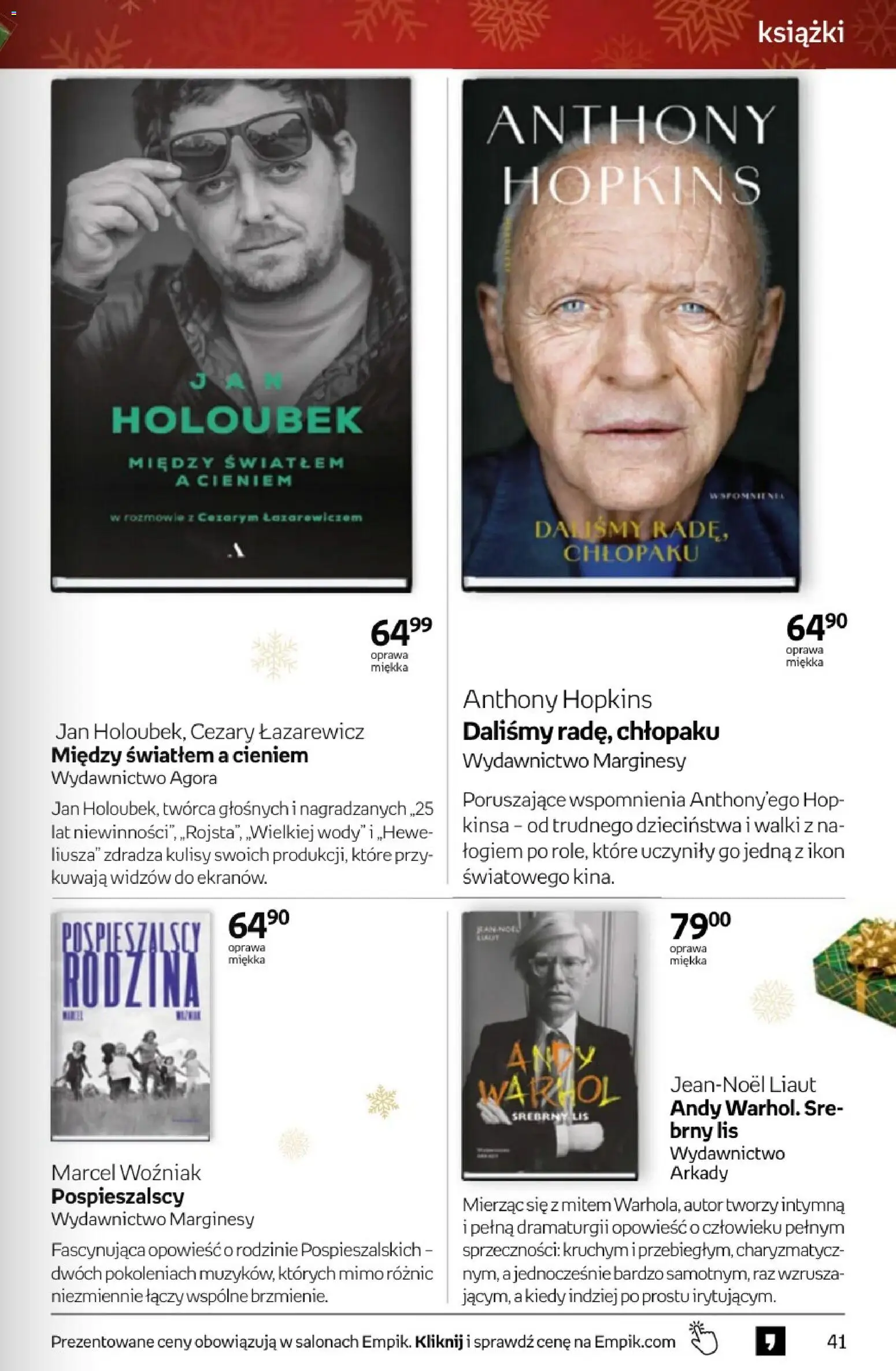 Empik promocje - Tom kultury Książki od 12.11.2025 | Strona: 41 | Produkty: Książki