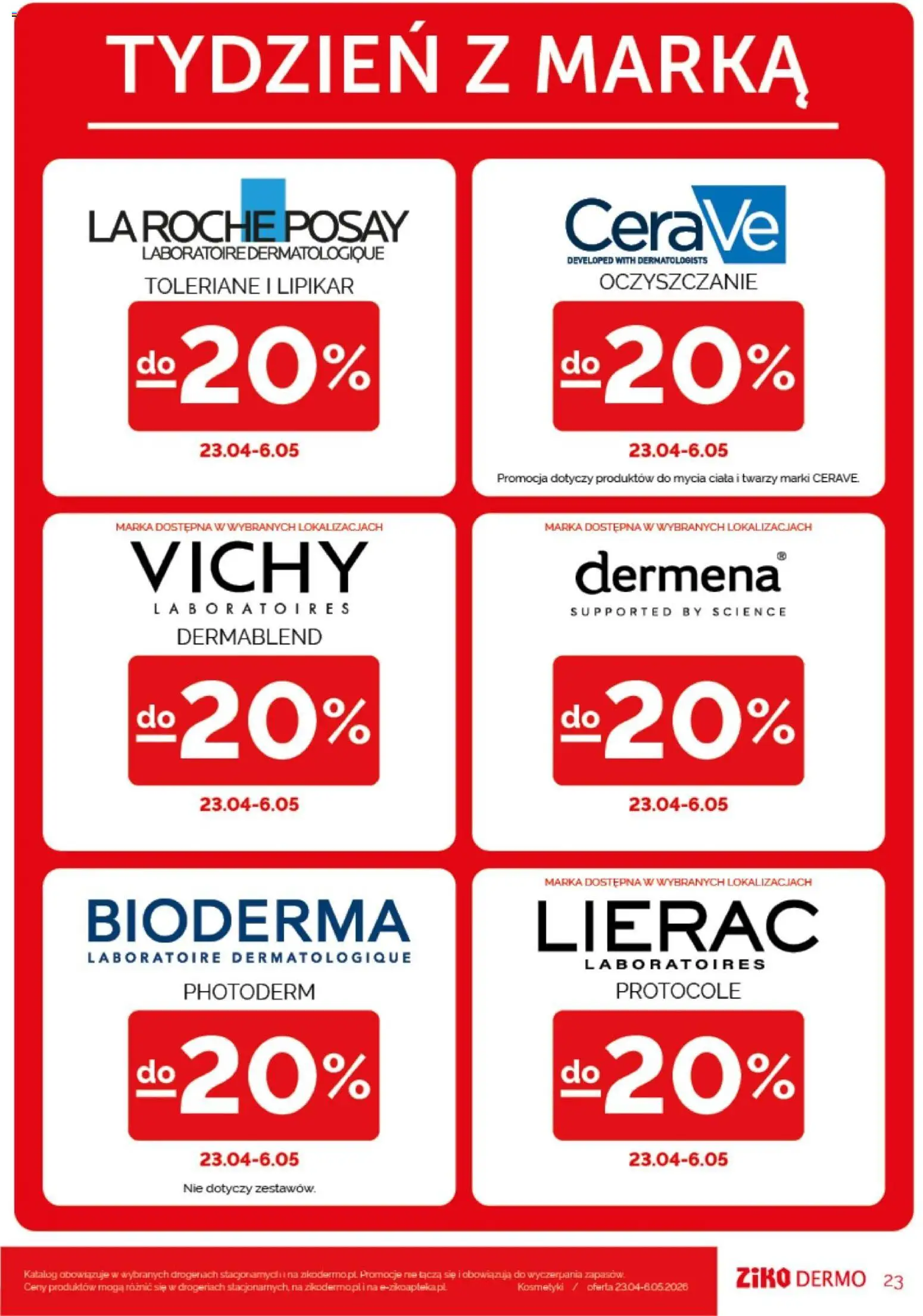 Ziko gazetka od 23.04.2026 | Strona: 23 | Produkty: Kosmetyki
