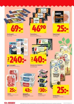 ICA Kvantum reklamblad aktuell från 14.07.2025 | Sida: 4 | Produkter: Mousse, Haricots verts, Vaniljstång, Salami