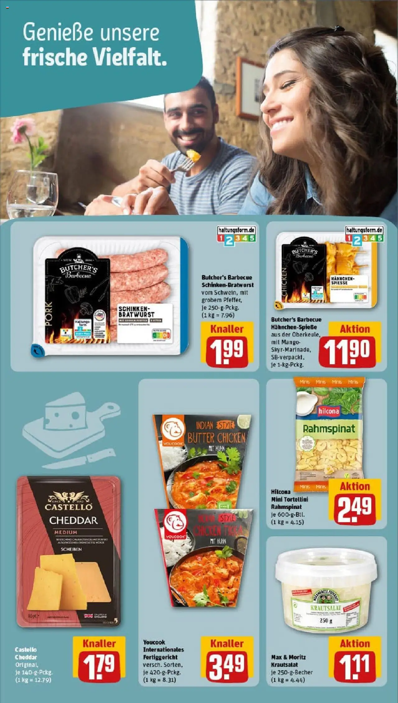Rewe prospekt Aachen	 - gültig ab dem 03.08.2025 | Seite: 15 | Produkte: Hahnchen, Youcook, Butter, Schinken