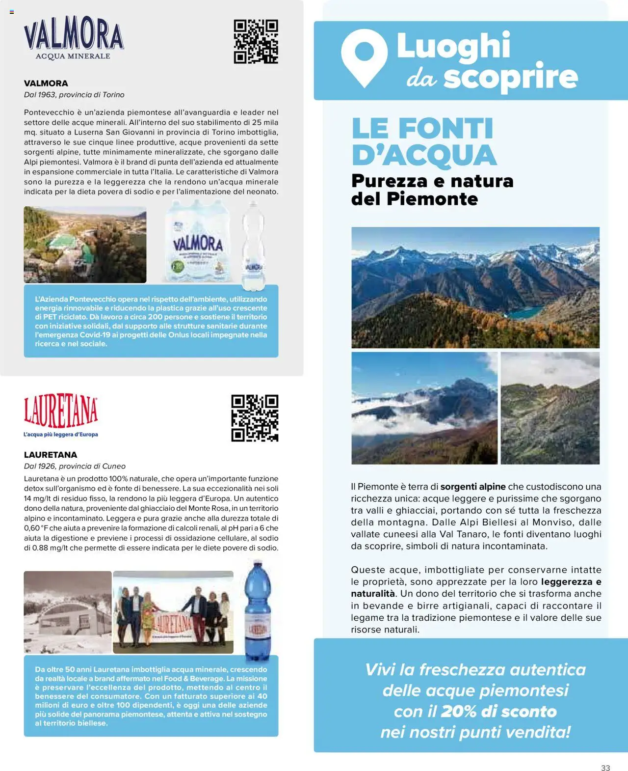 Volantino Ipercoop del 02.10.2025 | Pagina: 33 | Prodotti: Acqua, Acqua minerale, Terra