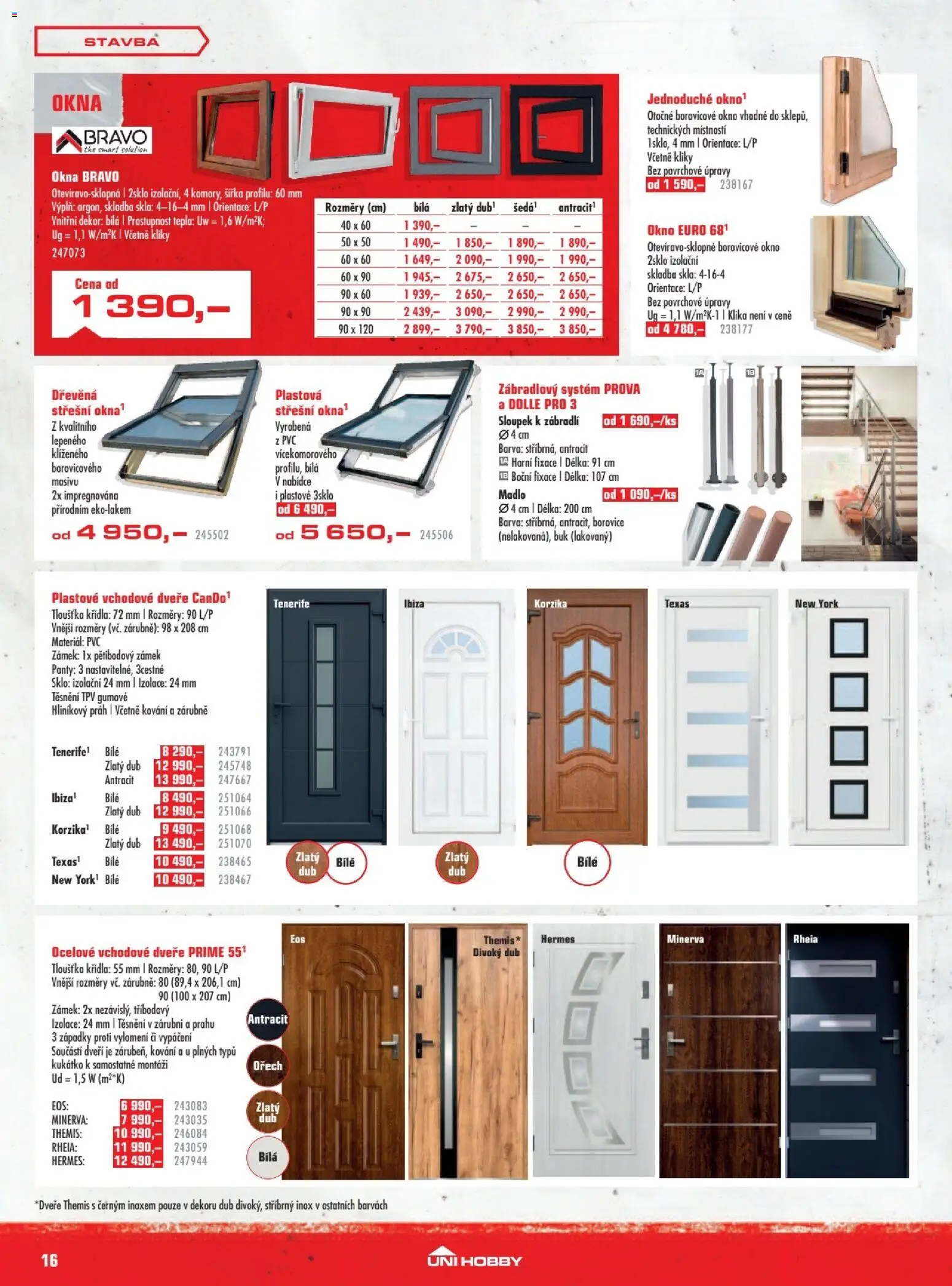 Uni Hobby leták od 05.03.2026 | Strana: 16 | Produkty: Madlo, Zábradlí