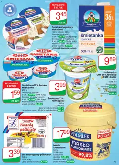 Pogląd oferty "Serek kanapkowy Hochland, różne rodzaje, 130 g" - ważna od 03.12.2025 | Strona: 45 | Produkty: Masło klarowane, Serek, Ser, Twaróg