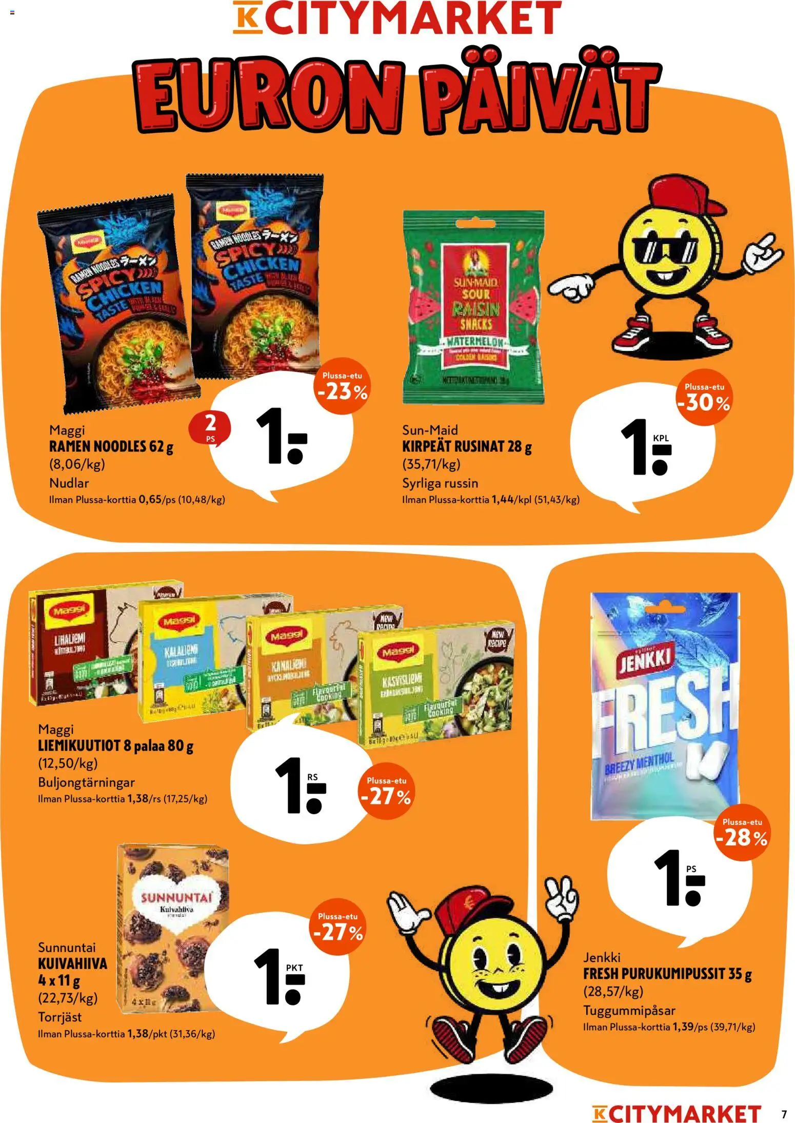 K-Citymarket tarjoukset – voimassa 09.02.2026 alkaen | Sivu: 7