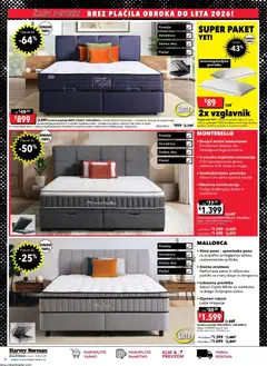 Harvey Norman katalog akcije – veljaven od 03.11.2025 | Stran: 8 | Izdelki: Vzglavnik, Postelja, Vzmetnica, Prevleka